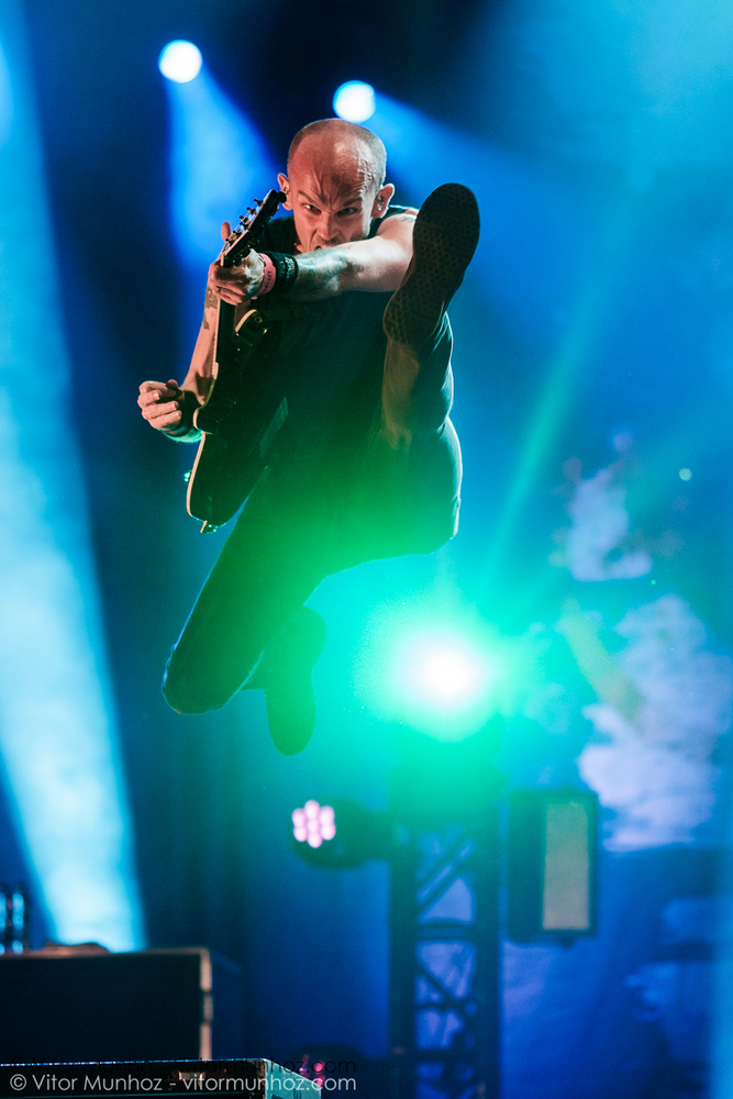 Rise Against live at Amnesia Rockfest 2016. Photo © Vitor Munhoz.