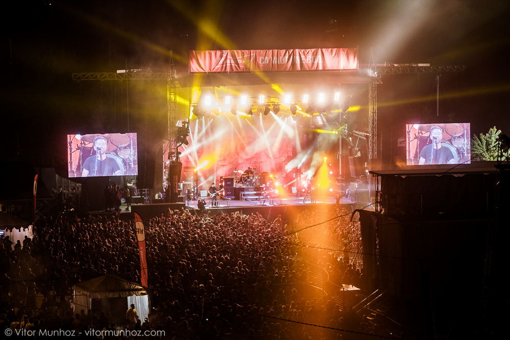 Rise Against live at Amnesia Rockfest 2016. Photo © Vitor Munhoz.