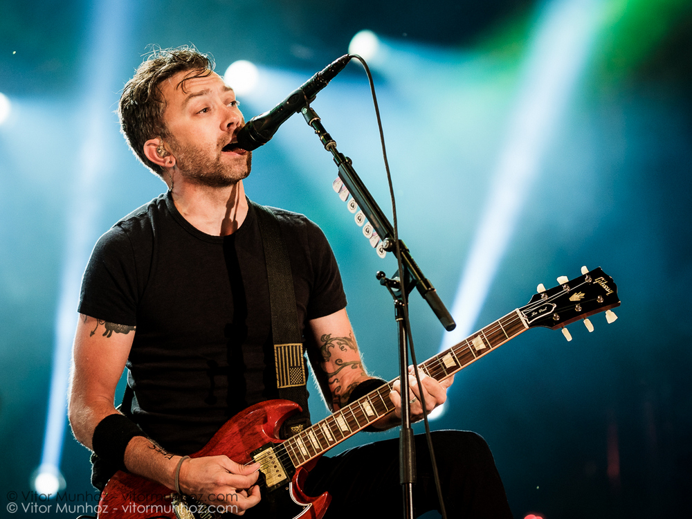Rise Against live at Amnesia Rockfest 2016. Photo © Vitor Munhoz.