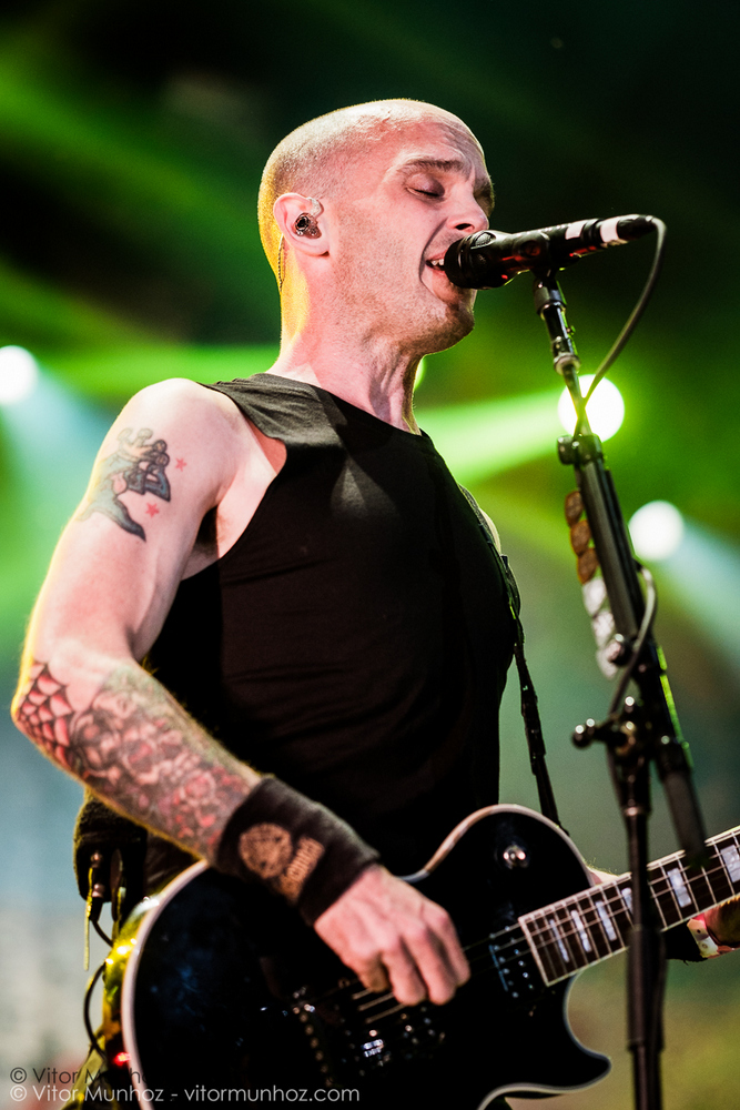 Rise Against live at Amnesia Rockfest 2016. Photo © Vitor Munhoz.