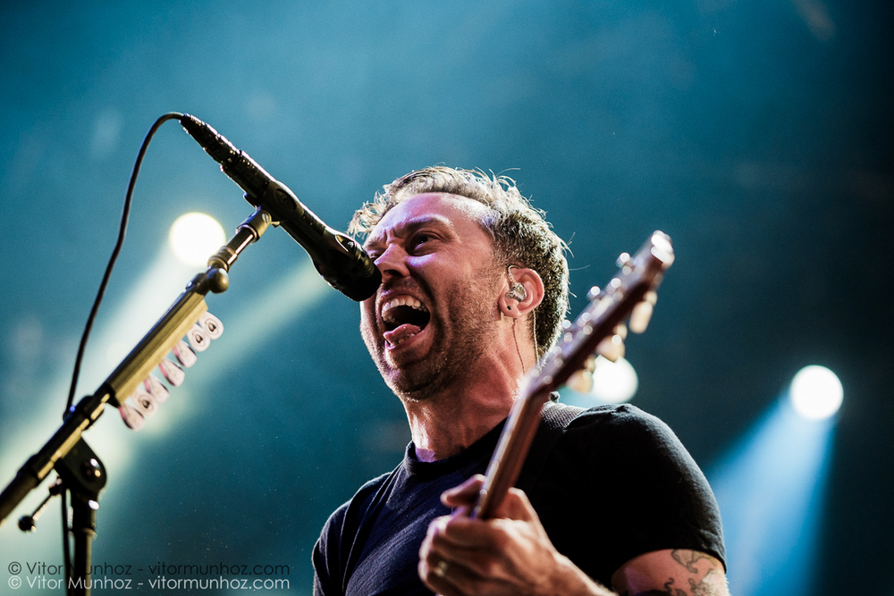 Rise Against live at Amnesia Rockfest 2016. Photo © Vitor Munhoz.