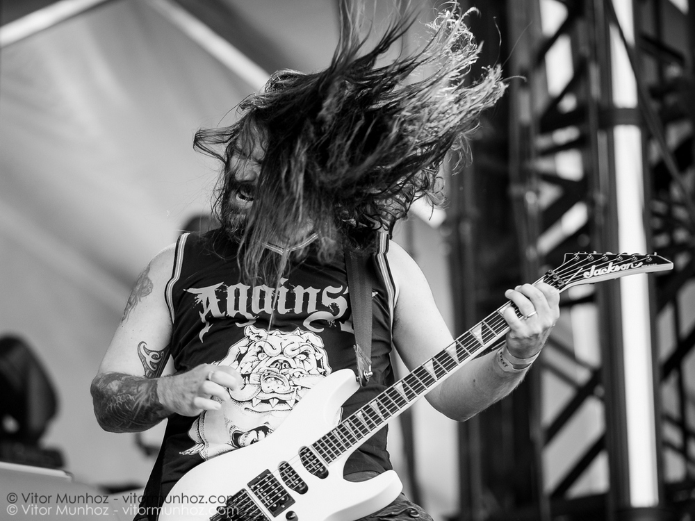 Sepultura live at Amnesia Rockfest 2016. Photo © Vitor Munhoz.