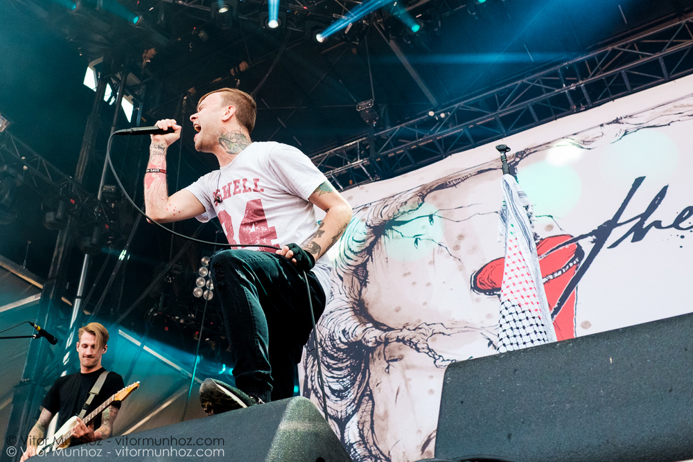 The Used live at Amnesia Rockfest 2016. Photo © Vitor Munhoz.