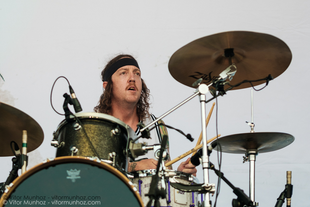 The Used live at Amnesia Rockfest 2016. Photo © Vitor Munhoz.