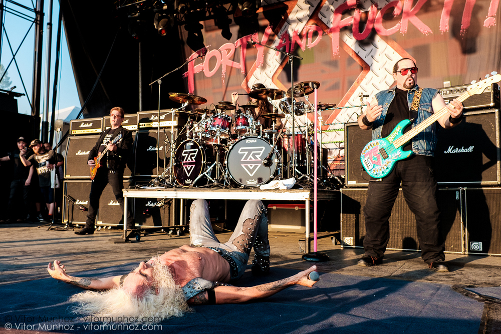 Twisted Sisters live at Amnesia Rockfest 2016. Photo © Vitor Munhoz.