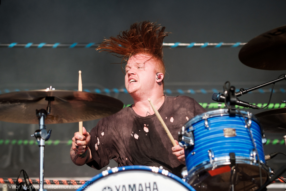 Underoath live at Amnesia Rockfest 2016. Photo © Vitor Munhoz.
