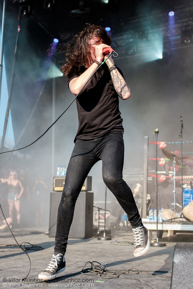 Underoath live at Amnesia Rockfest 2016. Photo © Vitor Munhoz.