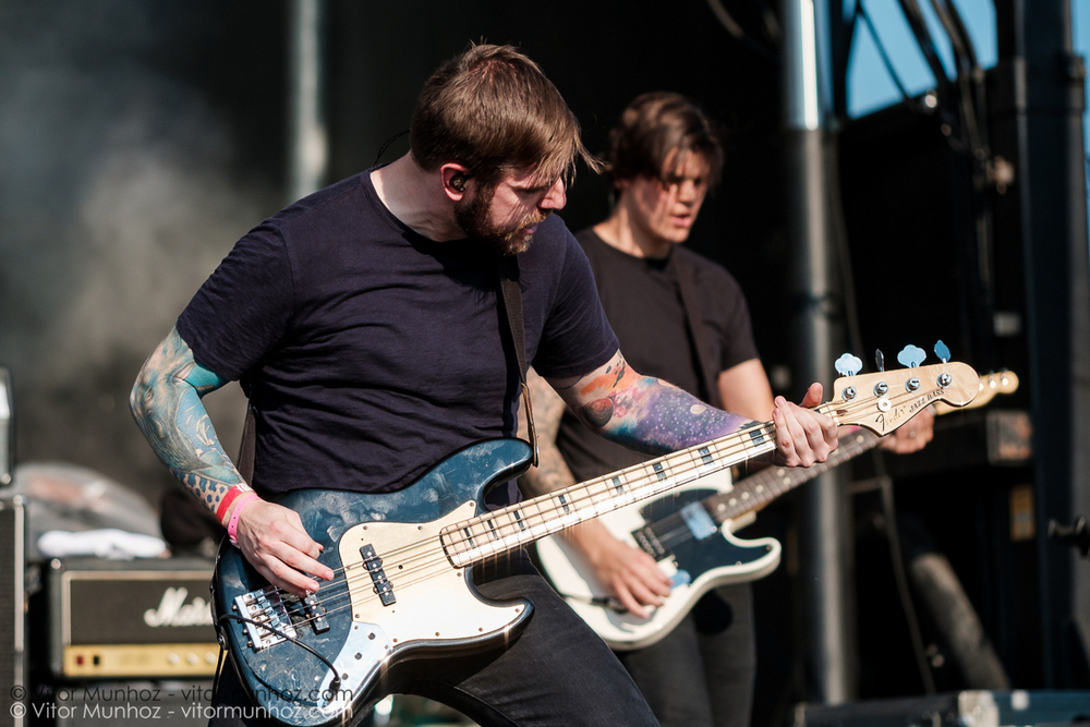 Underoath live at Amnesia Rockfest 2016. Photo © Vitor Munhoz.