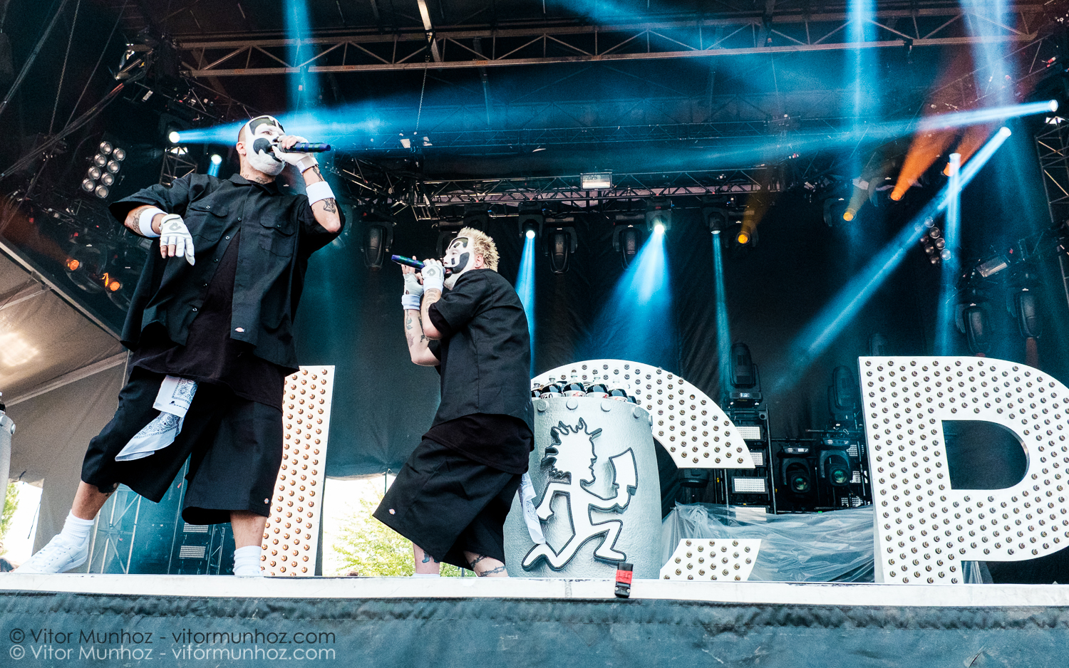 Insane Clown Posse ICP live at Amnesia Rockfest 2016. Photo © Vitor Munhoz.