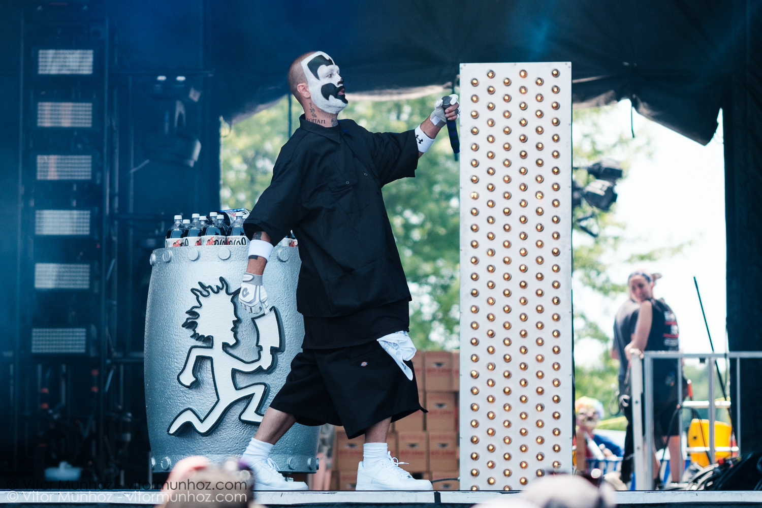 Insane Clown Posse ICP live at Amnesia Rockfest 2016. Photo © Vitor Munhoz.