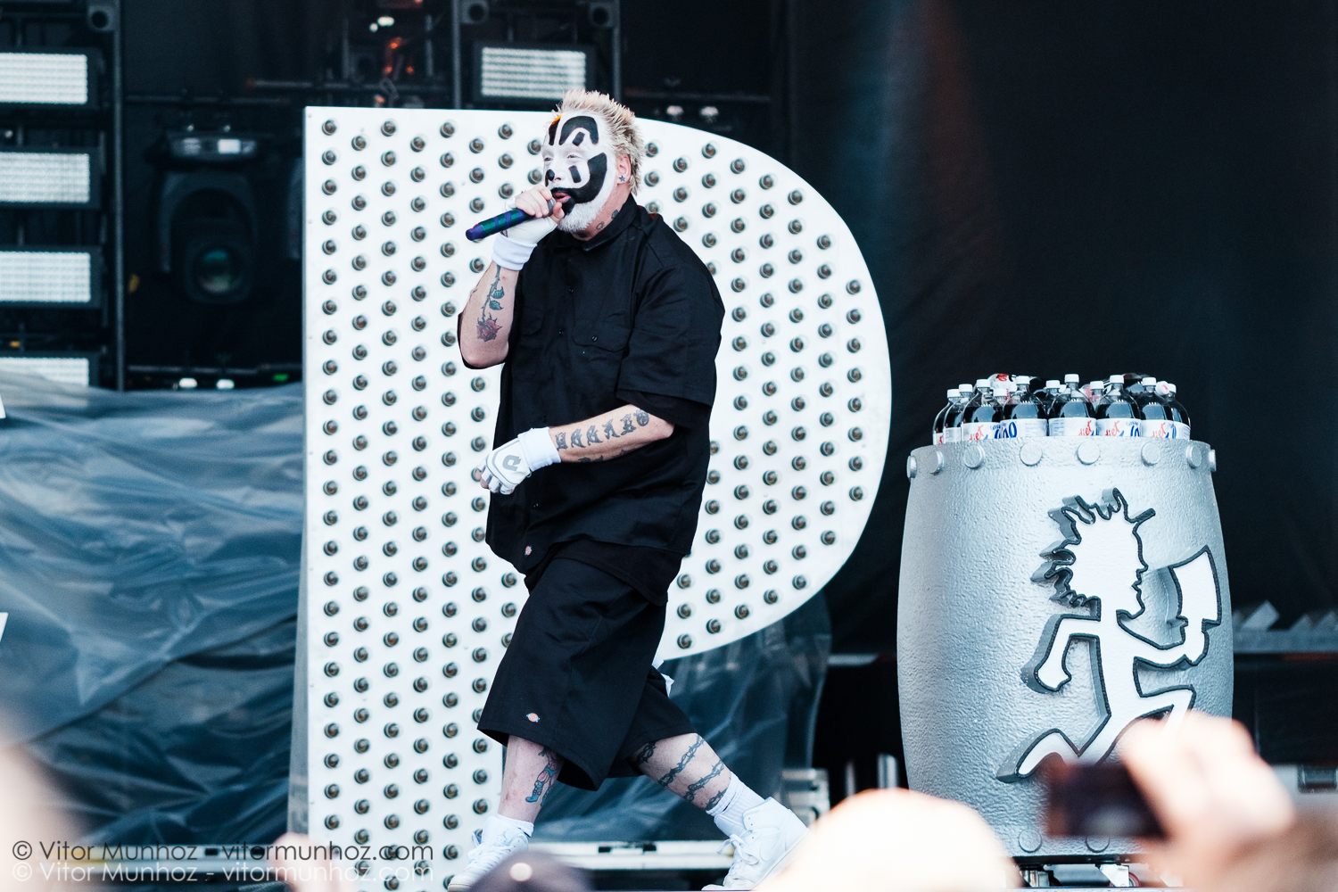 Insane Clown Posse ICP live at Amnesia Rockfest 2016. Photo © Vitor Munhoz.