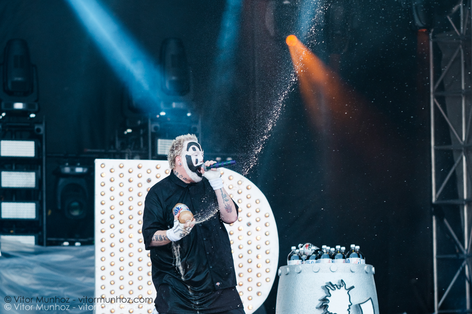 Insane Clown Posse ICP live at Amnesia Rockfest 2016. Photo © Vitor Munhoz.
