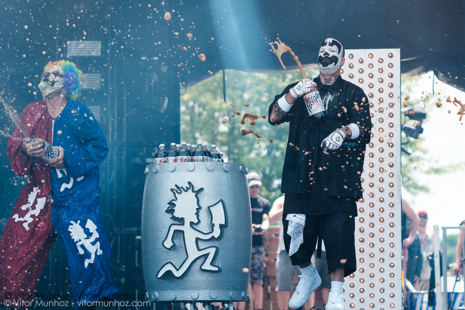 Insane Clown Posse ICP live at Amnesia Rockfest 2016. Photo © Vitor Munhoz.