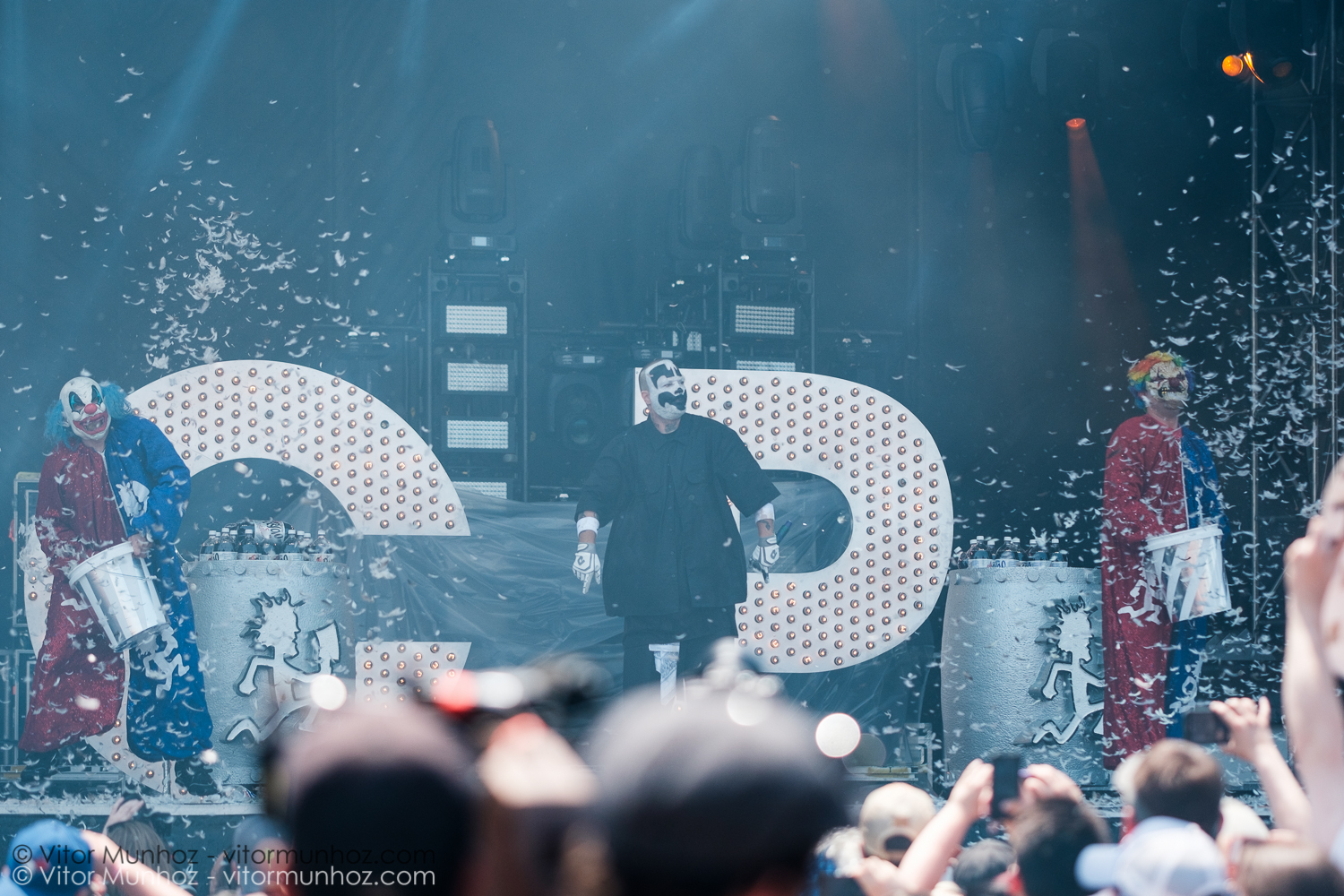 Insane Clown Posse ICP live at Amnesia Rockfest 2016. Photo © Vitor Munhoz.
