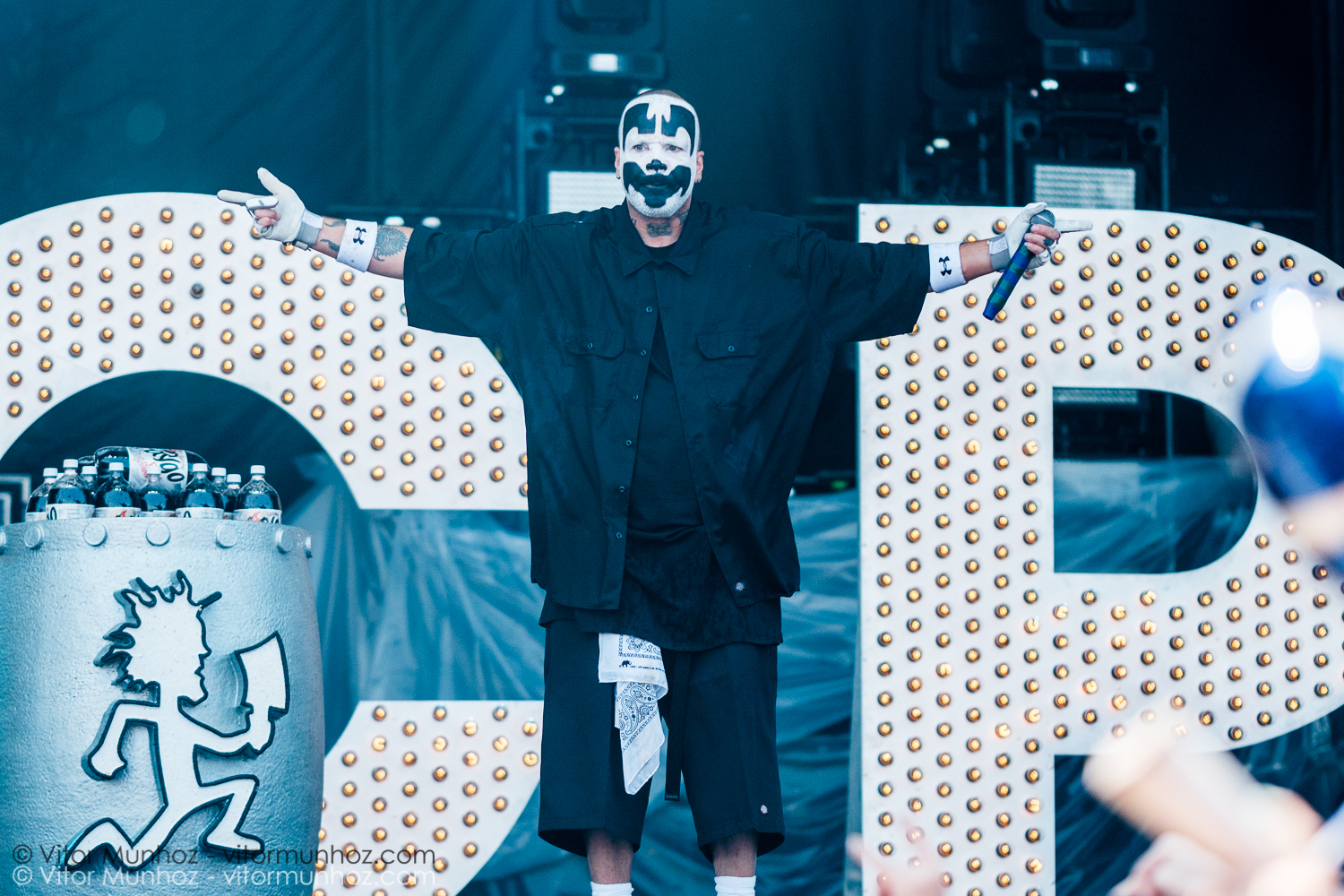 Insane Clown Posse ICP live at Amnesia Rockfest 2016. Photo © Vitor Munhoz.