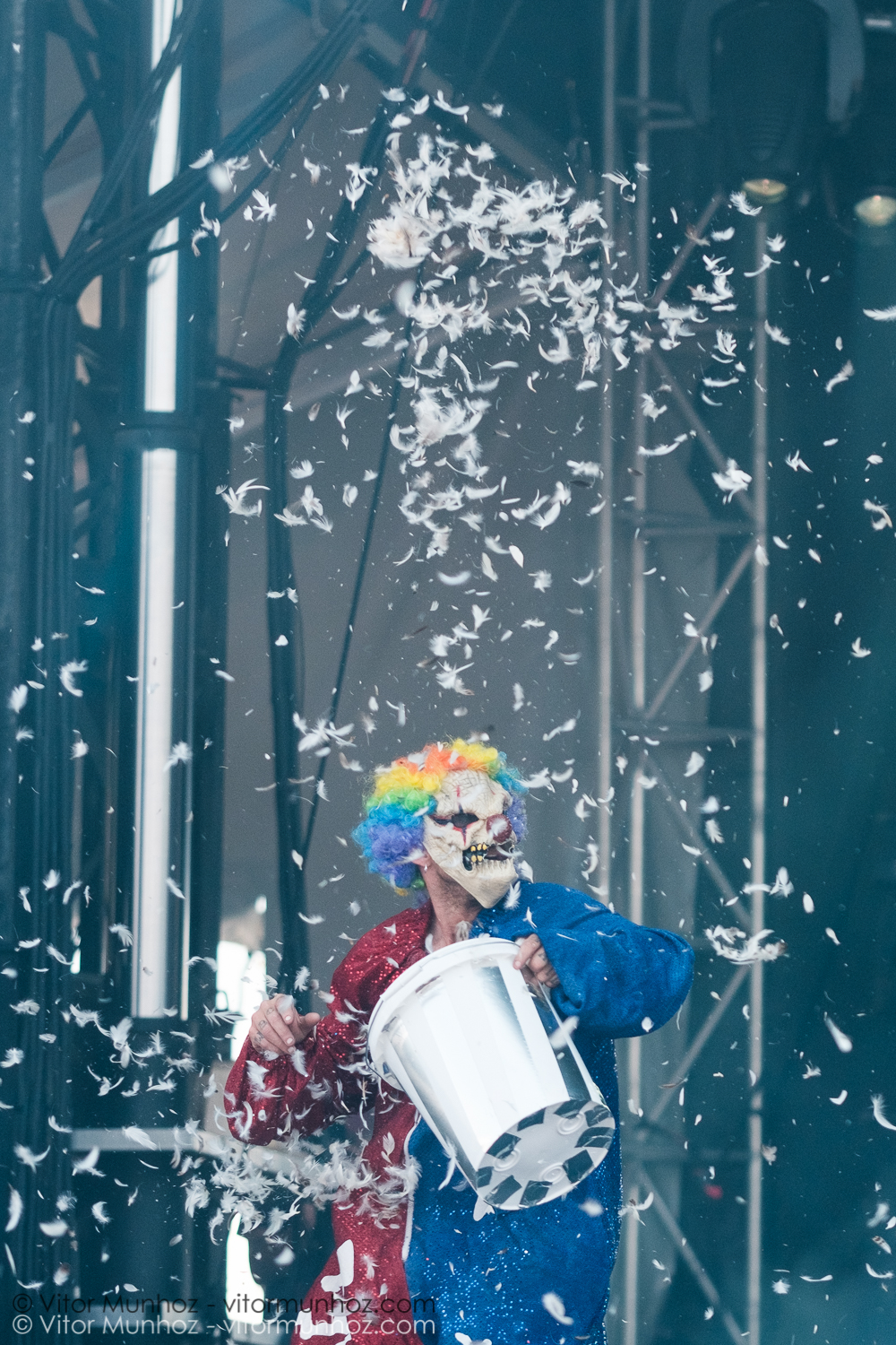 Insane Clown Posse ICP live at Amnesia Rockfest 2016. Photo © Vitor Munhoz.