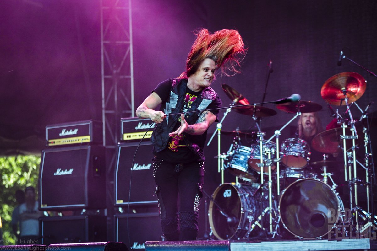 Sebastian Bach at Heavy Montreal 2016. 