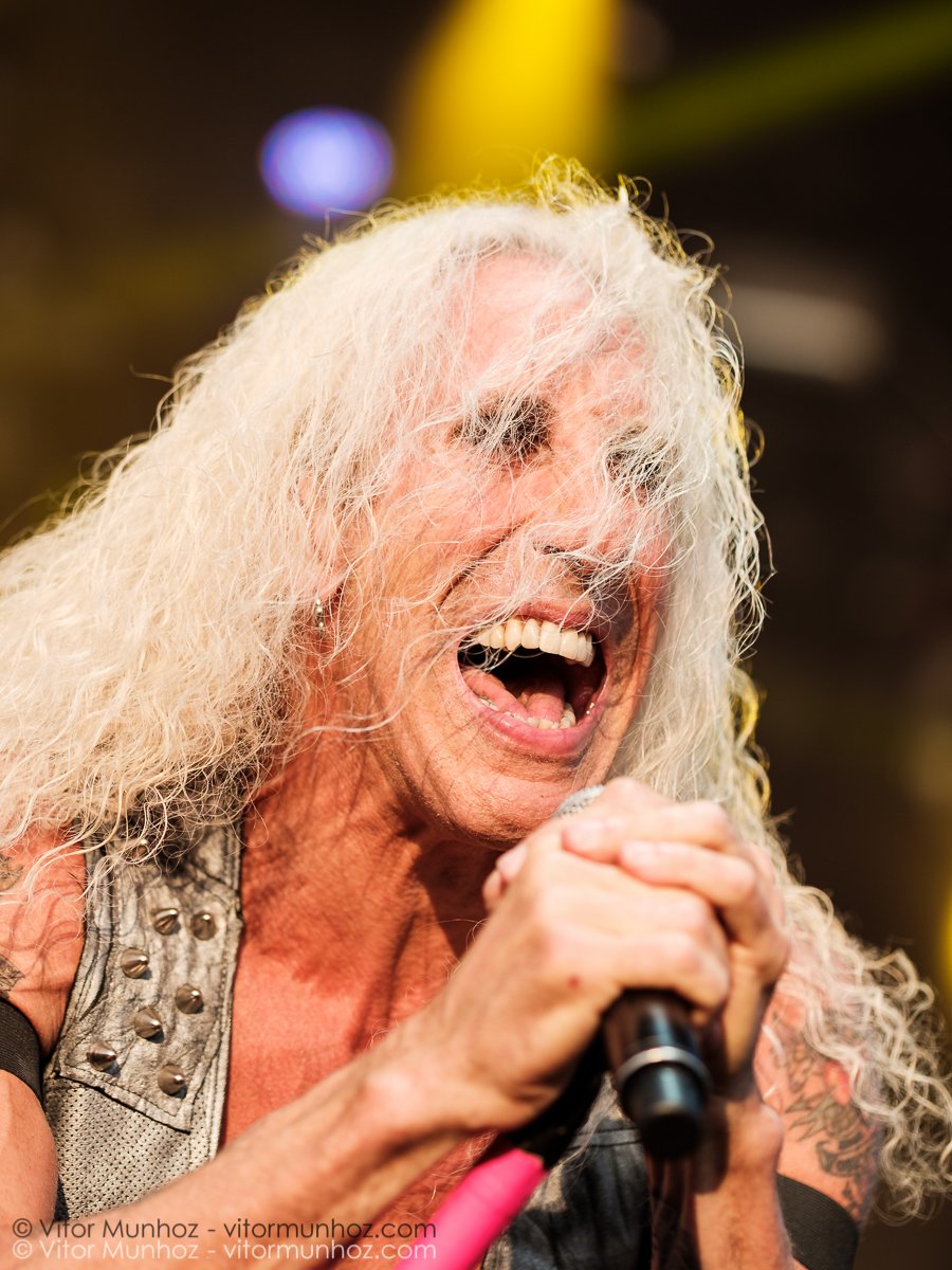 Twisted Sister performing live at Amnesia Rockfest, Montebello, Quebec, Canada on June 24, 2016. Photo: Vitor Munhoz