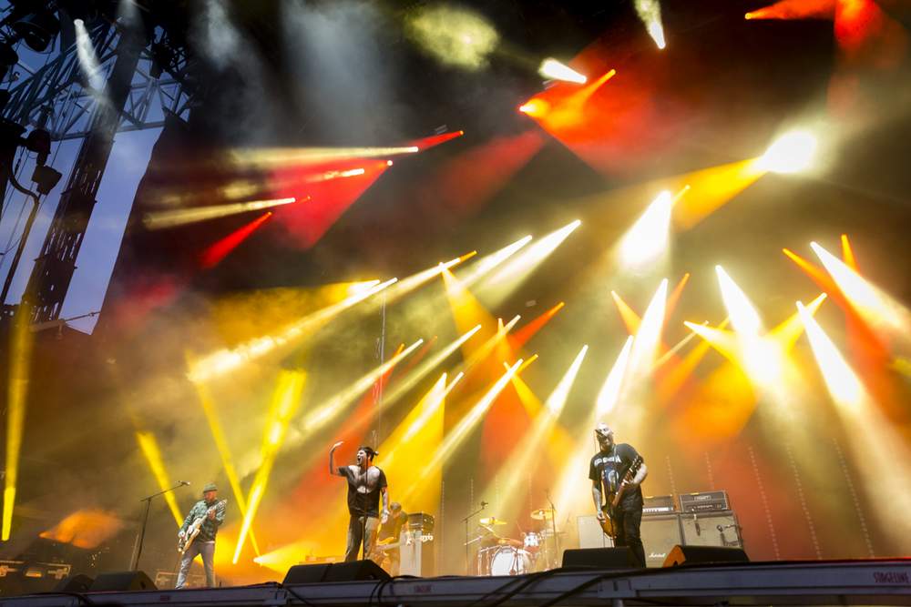 Alexisonfire live at Montebello Rockfest, June 24, 2017. 
