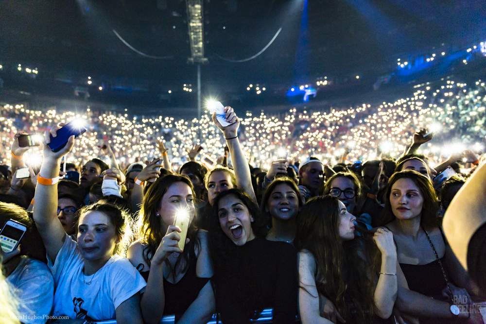 The crowd at Chance the Rapper live at Bell Centre, May 25, 2017. 