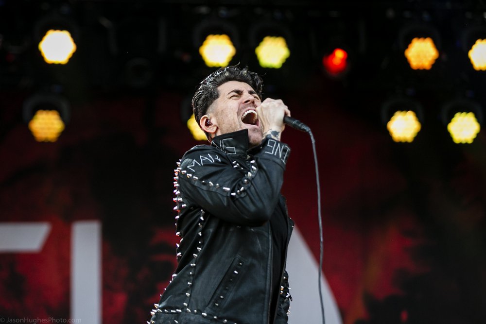 AFI live at '77 Montreal at Parc Jean_Drapeau, July 27, 2018. Shot by Jason Hughes. 