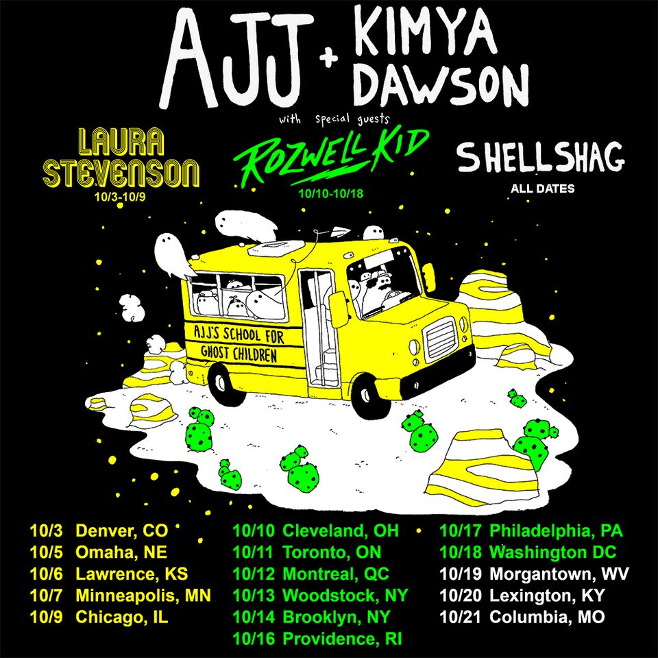 AJJ announce fall tour with Kimya Dawson (Montreal on October 12) Bad