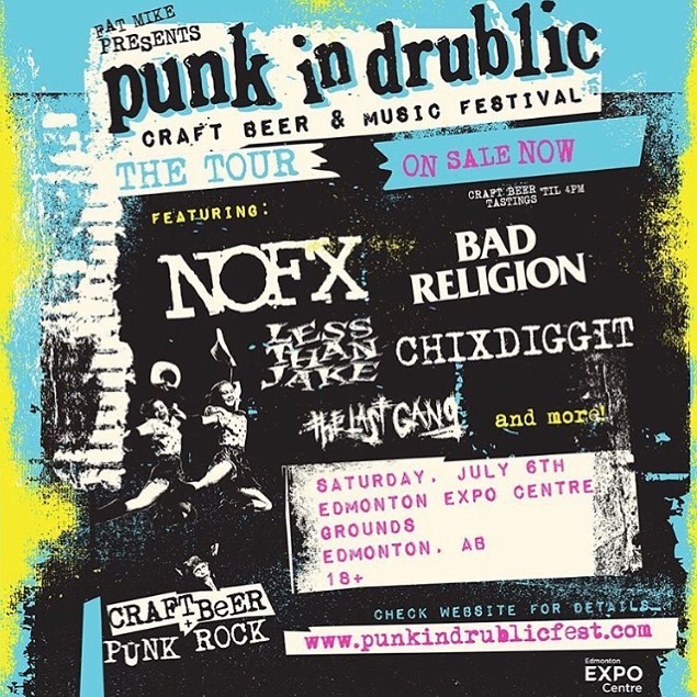 The first Canadian dates for Punk in Drublic have been announced Bad