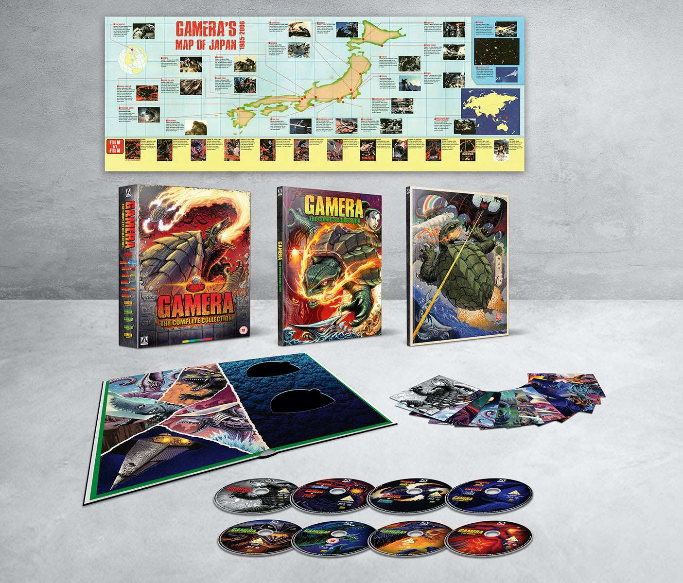 Arrow Video Announces Gamera: The Complete Collection Blu-ray Box Set