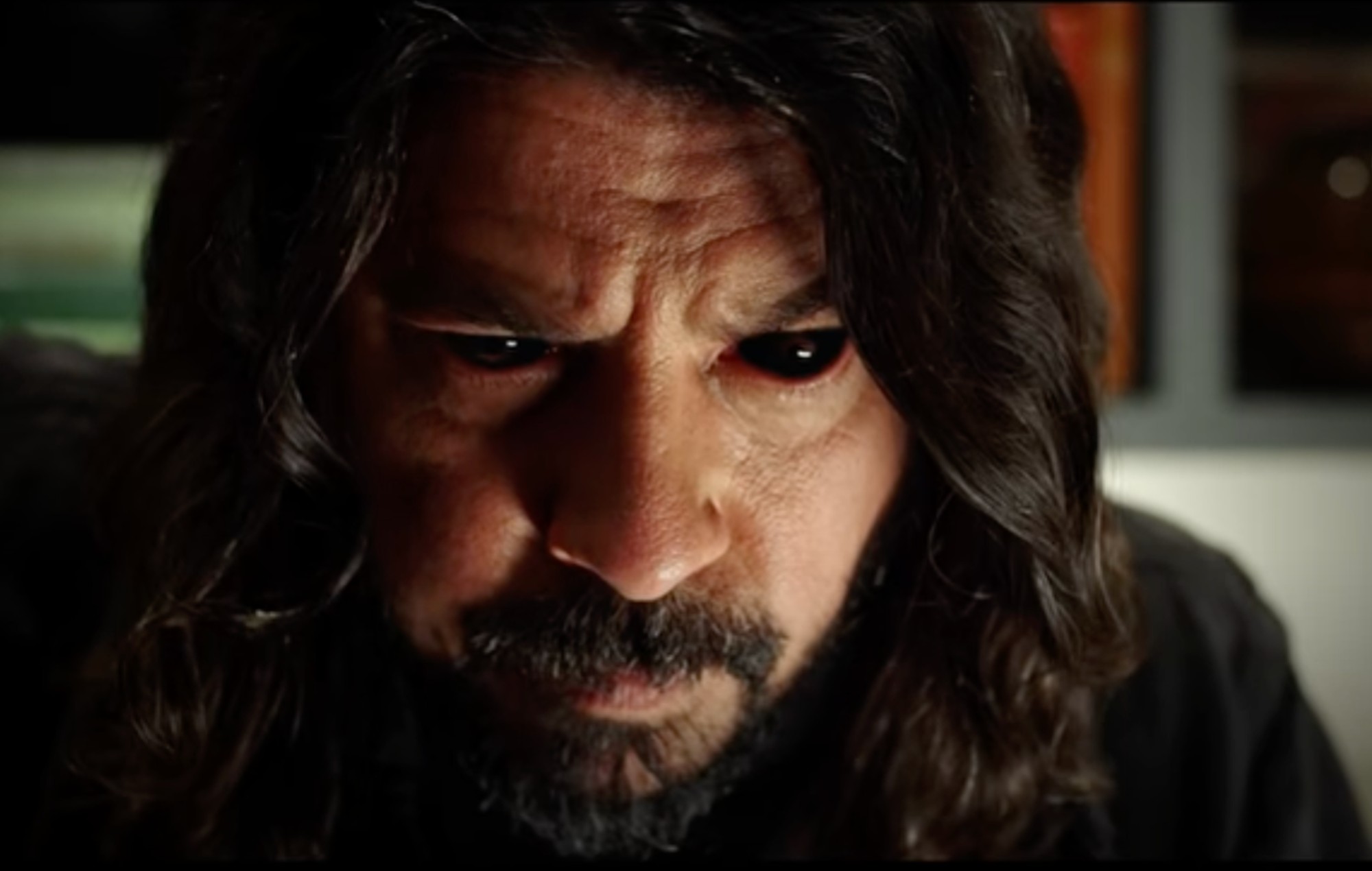 Dave Grohl gets possessed by a demon in Studio 666, in theatres on February 25.