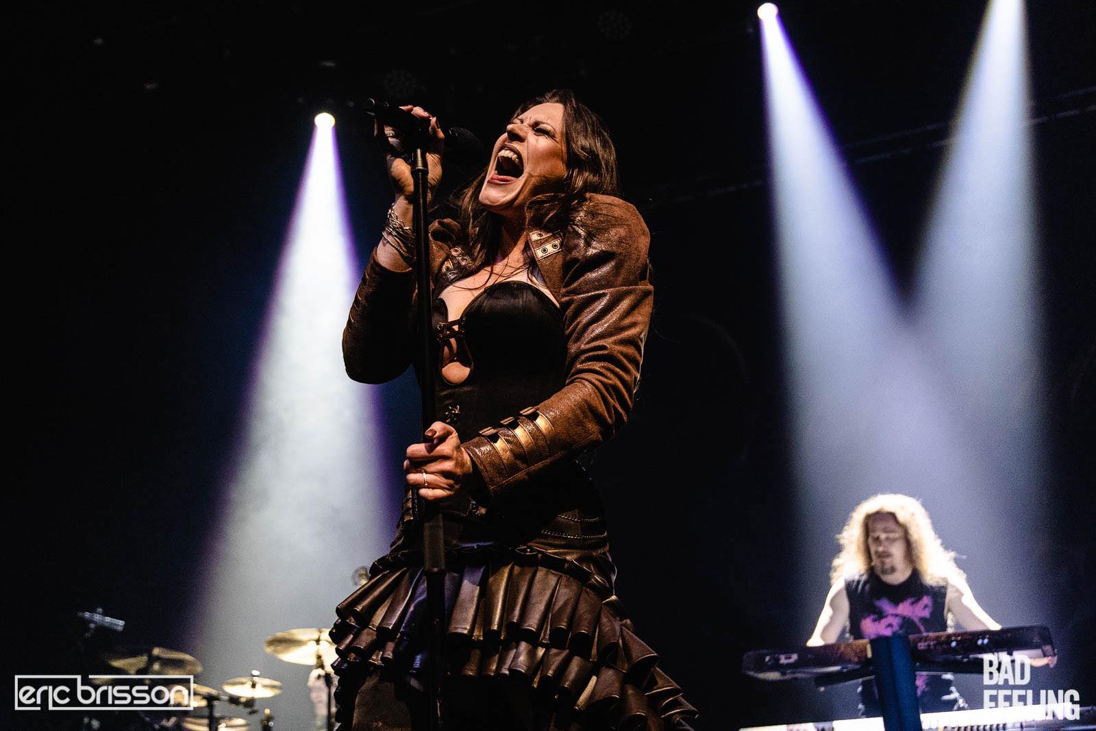 Nightwish perofrming live at Montreal's MTelus on May 6, 2022. Photo by Eric Brisson. 