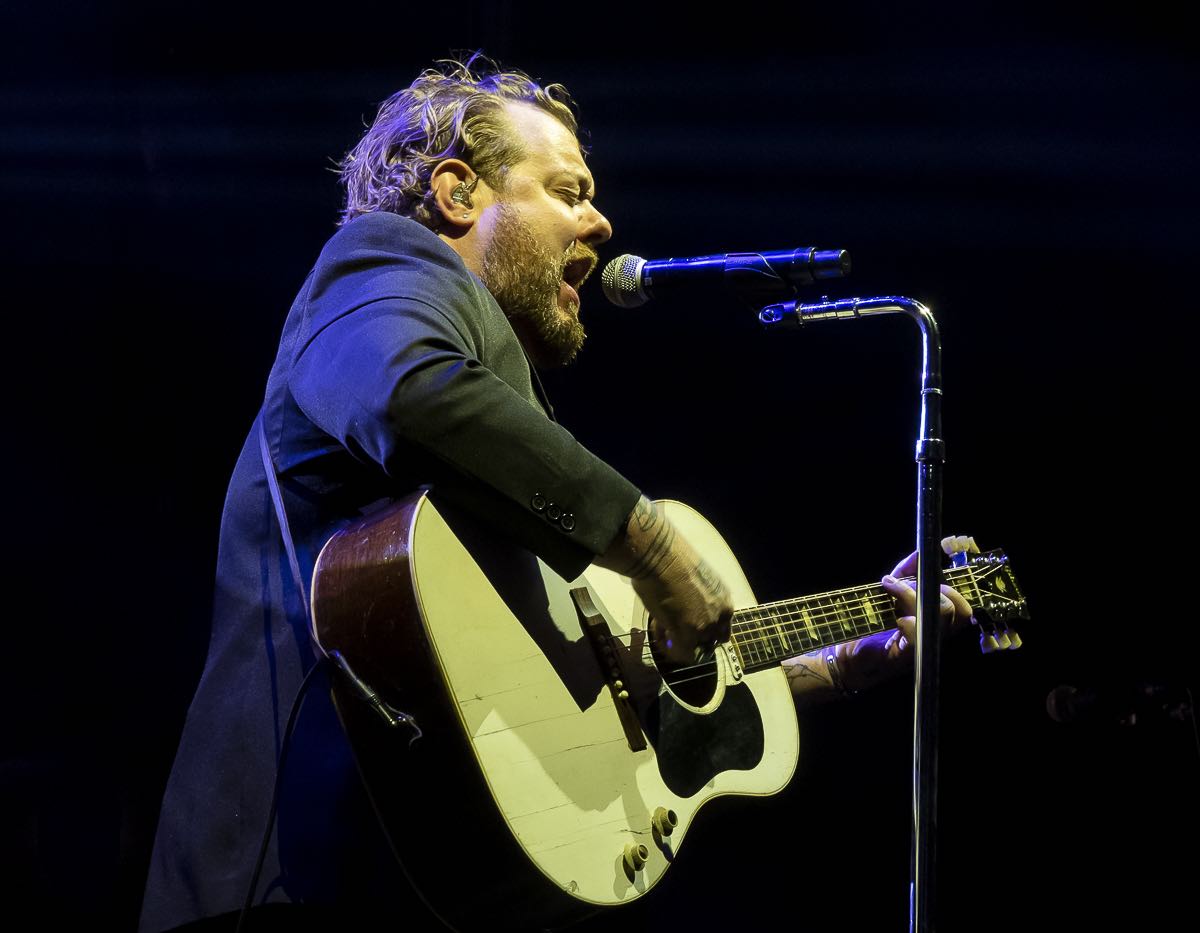 Nathaniel Rateliff & the Night Sweats live at the Montreal International Jazz Festival on July 5, 2022. Shot by Eva Blue.