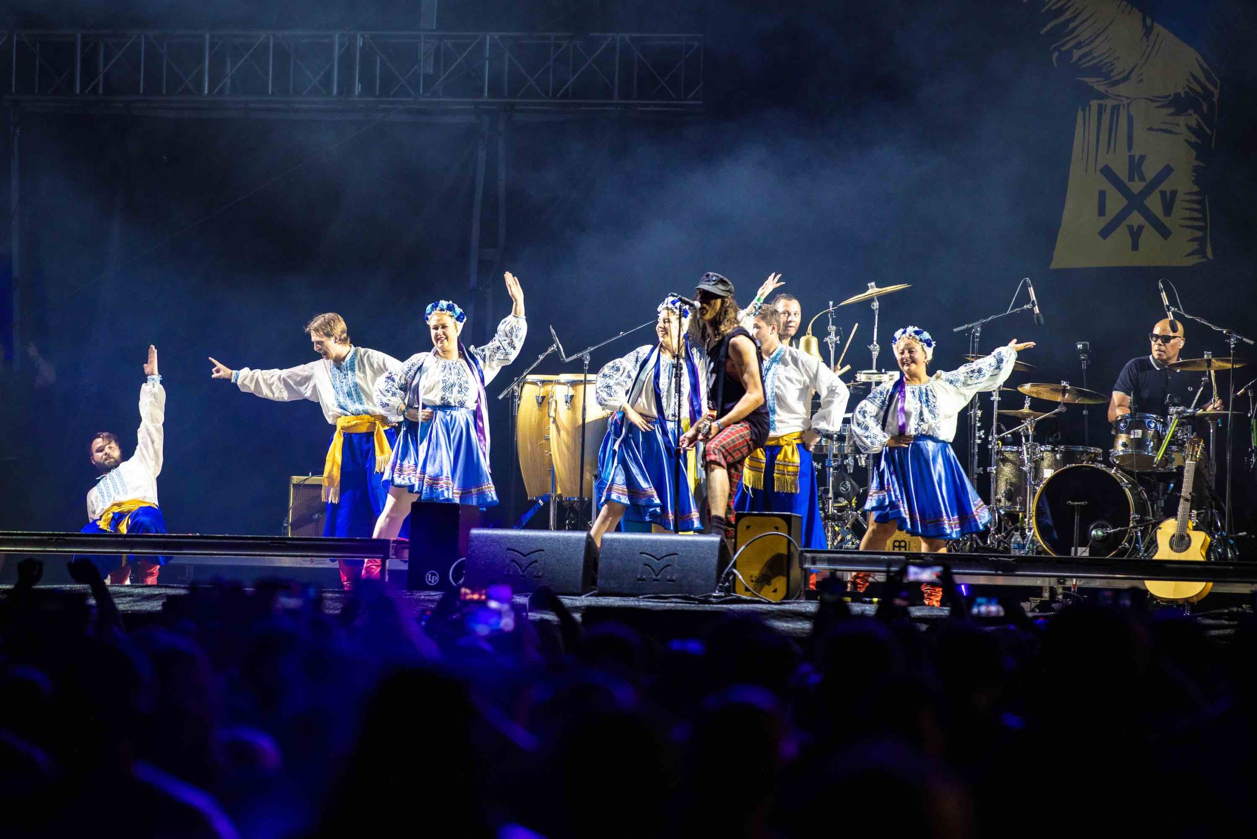 Gogol Bordello live at Chicago's Riot Fest, September 17, 2022. Photo: Anthony Linh Nguyen.