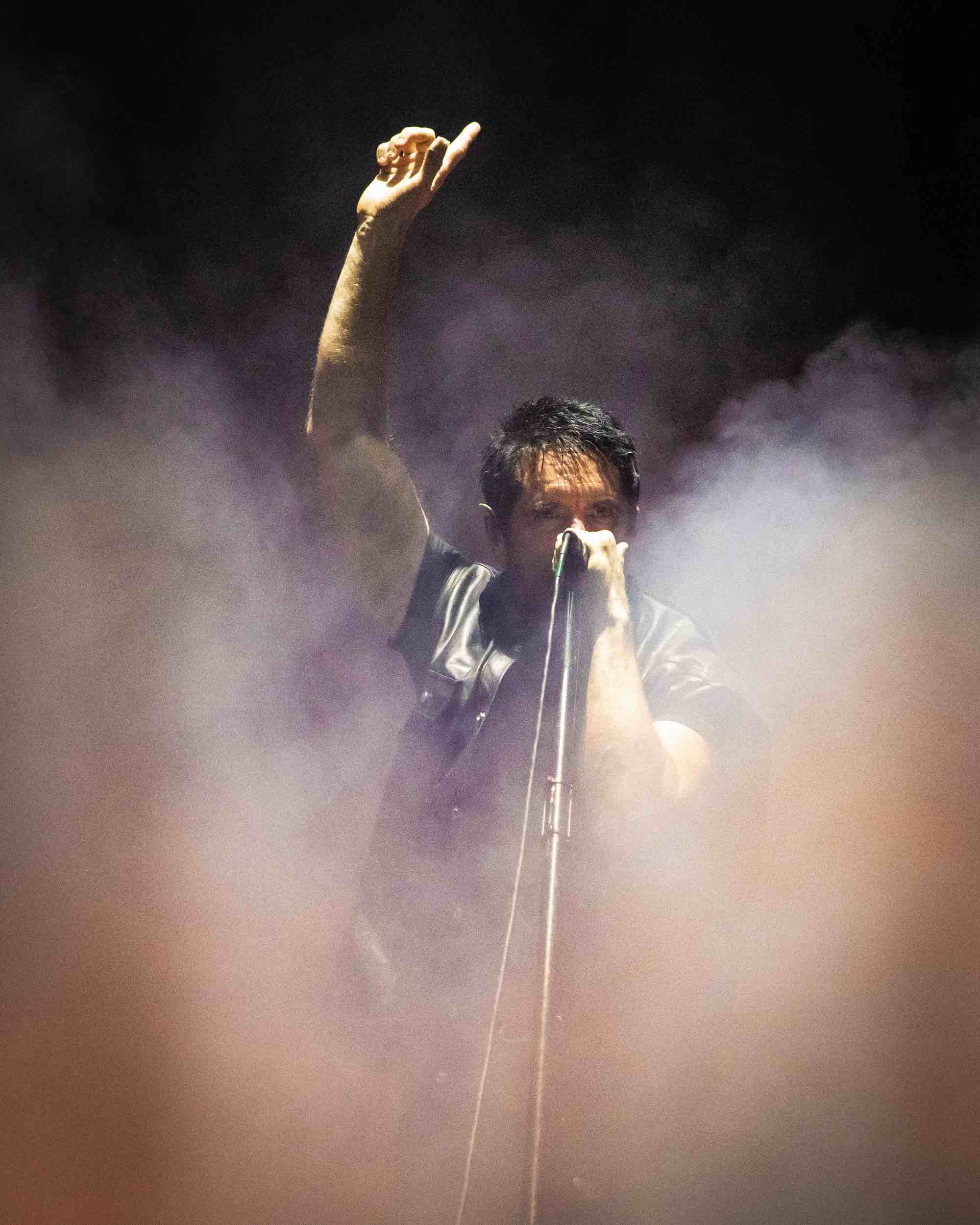 Nine Inch Nails live at Chicago's Riot Fest, September 18, 2022. Photo: Anthony-Linh-Nguyen.