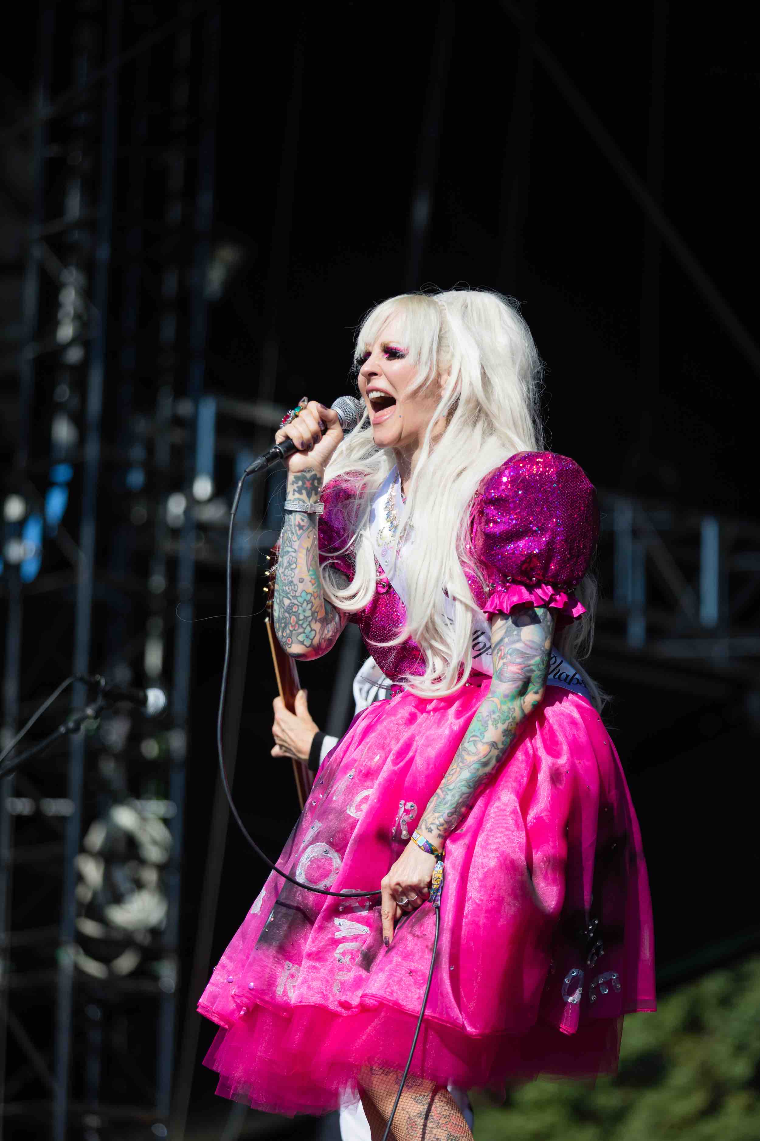 Lunachicks live at Chicago's Riot Fest, September 18, 2022. Photo: Jason Pendleton.