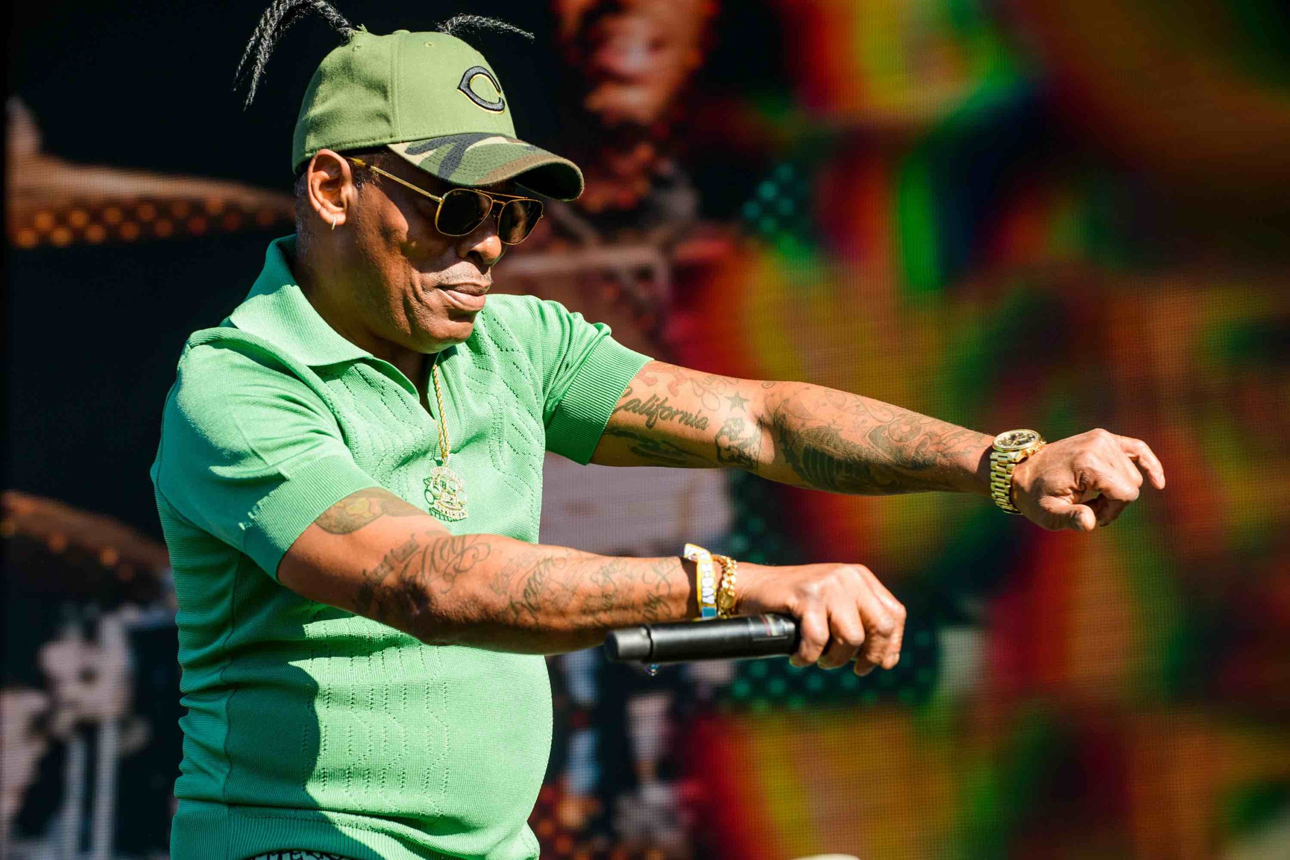 Coolio live at Chicago's Riot Fest, September 18, 2022. Photo: Timothy Hiatt.